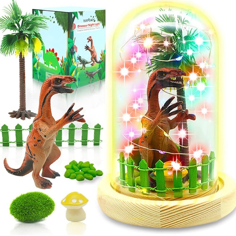 Light Up Creative Dinosaur Night Light Craft Kit NEW in Box, Activity for Kids